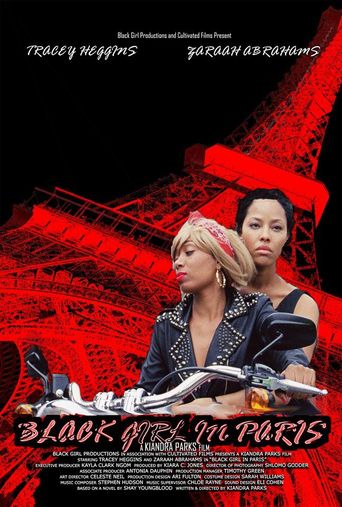  Black Girl in Paris Poster