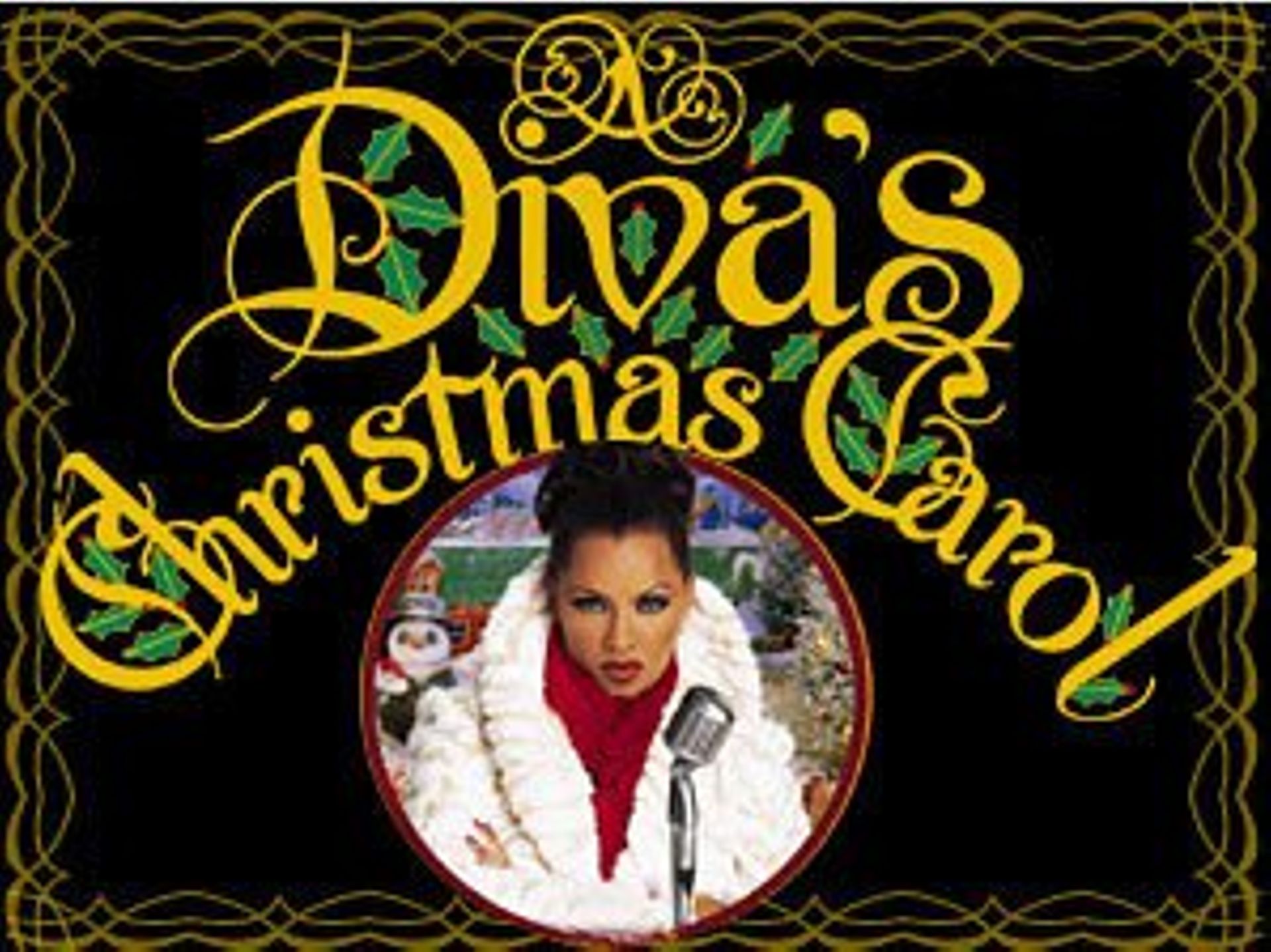 A Diva's Christmas Carol Backdrop