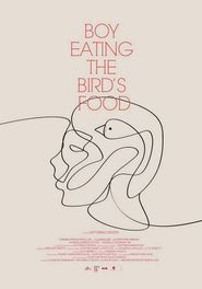  Boy Eating the Bird's Food Poster
