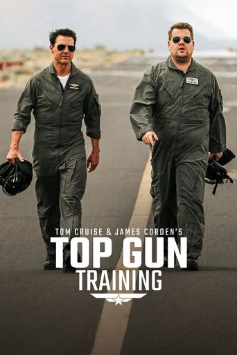  James Corden's Top Gun Training with Tom Cruise Poster