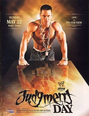  WWE Judgment Day 2005 Poster