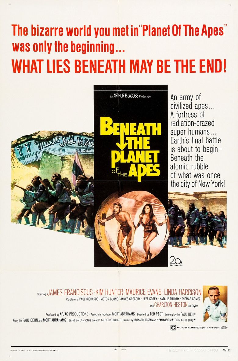 Beneath the Planet of the Apes Poster