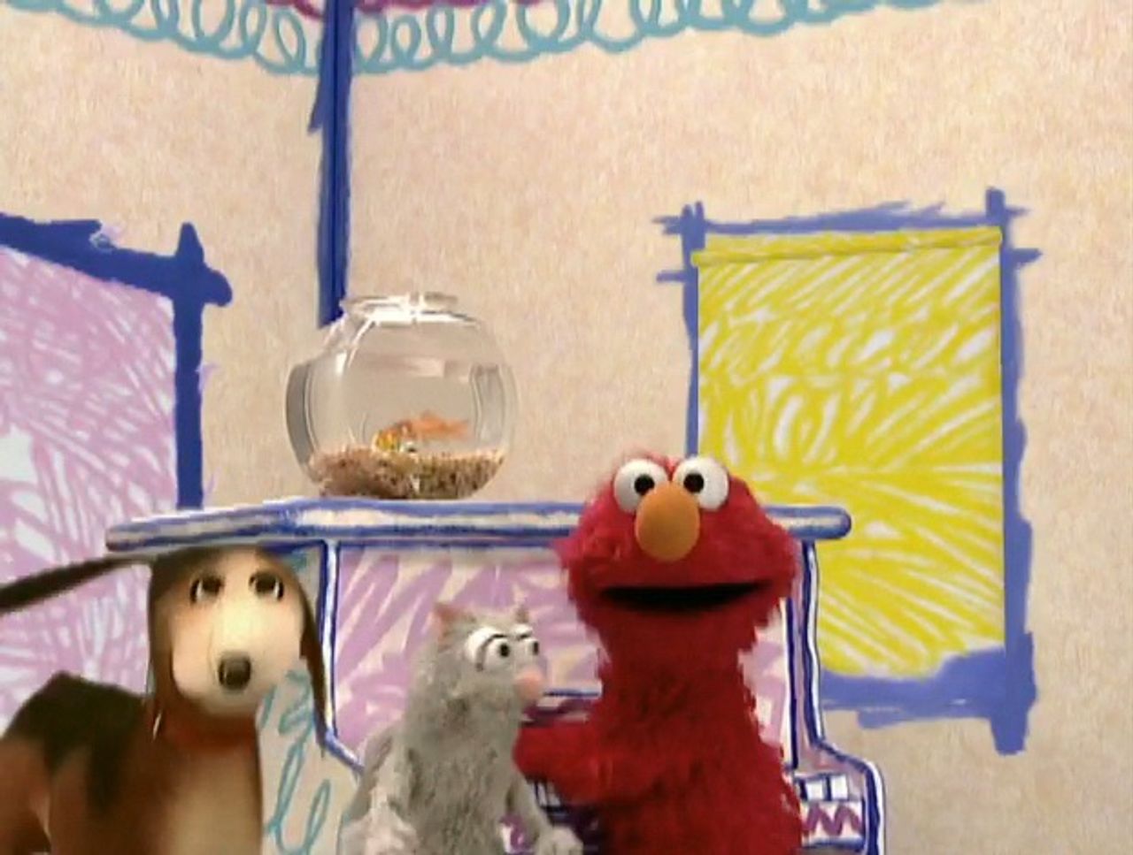Elmo's World: Pets! Backdrop