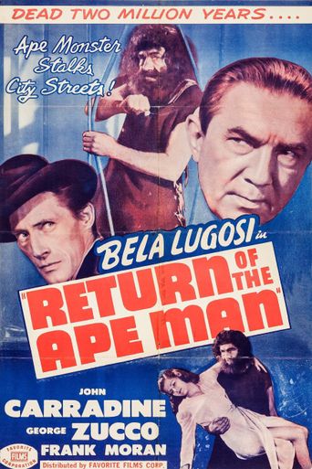  Return of the Ape Man Poster