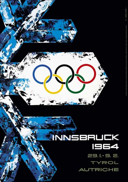 IX Olympic Winter Games, Innsbruck 1964 Poster