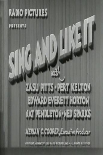  Sing and Like it Poster