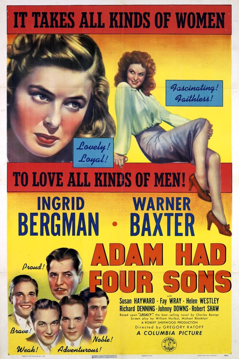 Adam Had Four Sons Poster