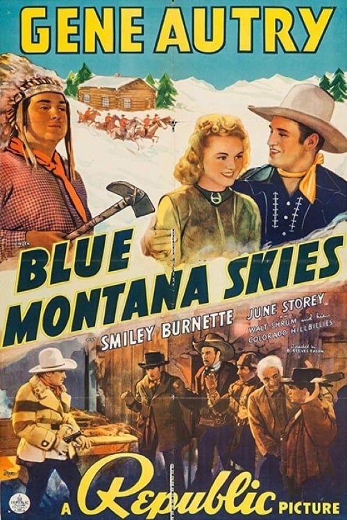 Blue Montana Skies Poster