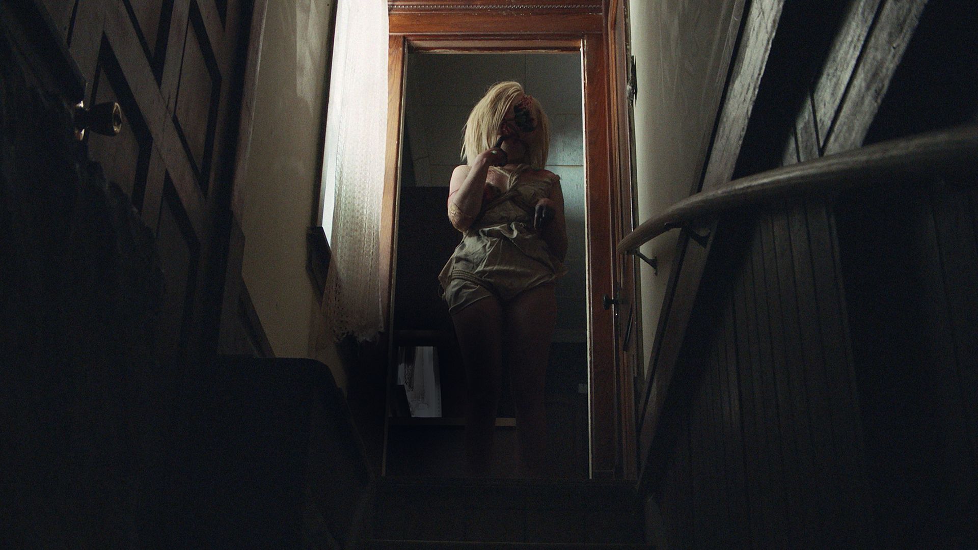 Girl on the Third Floor Backdrop