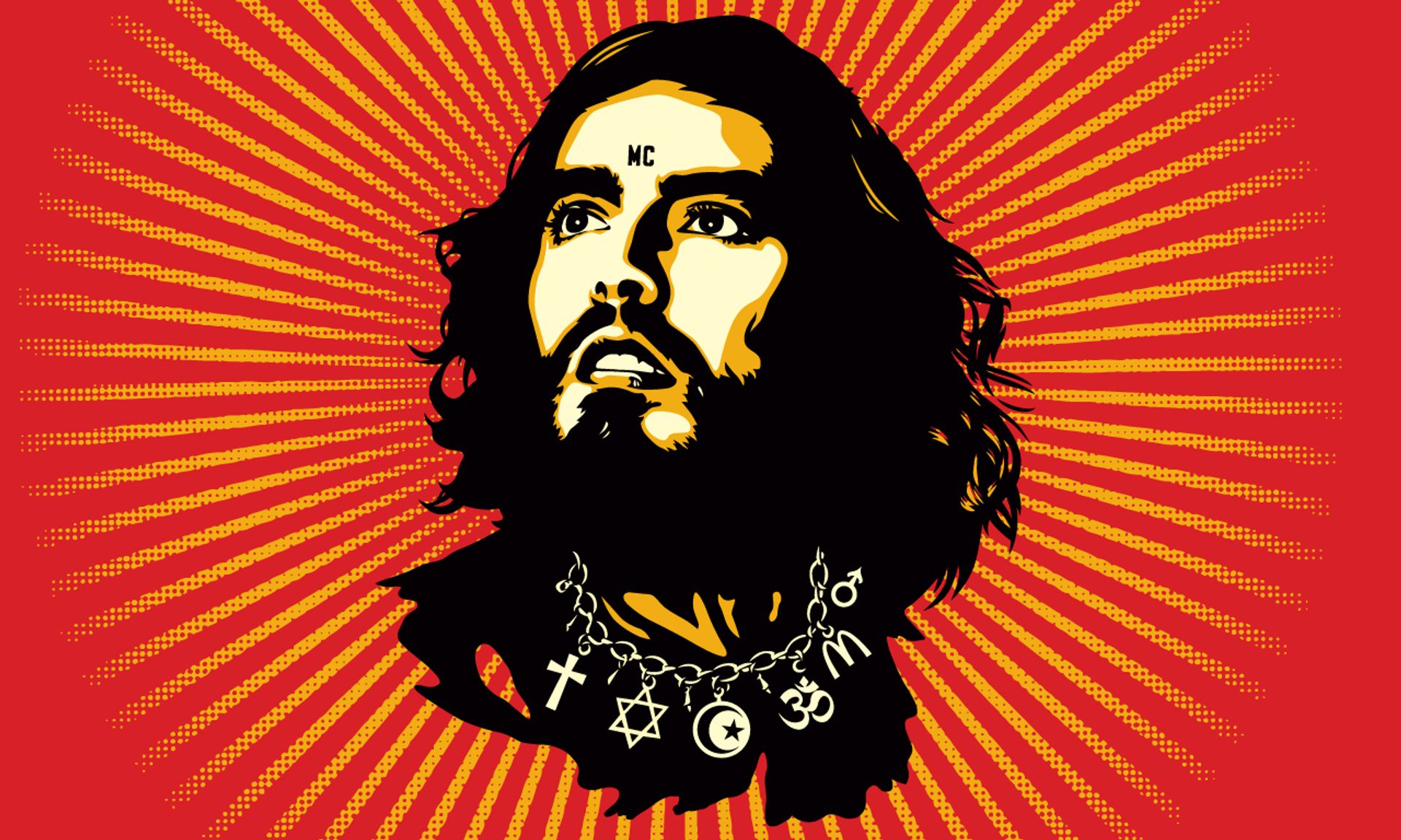 Russell Brand: Messiah Complex Backdrop