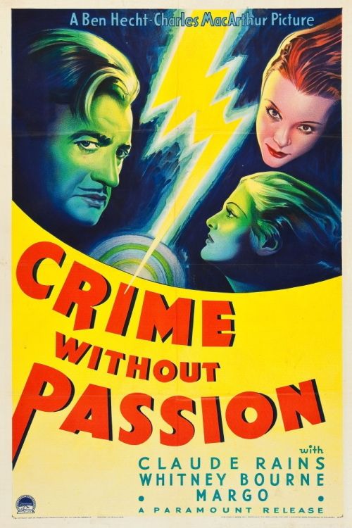 Crime Without Passion Poster