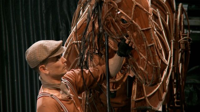 Making War Horse Backdrop