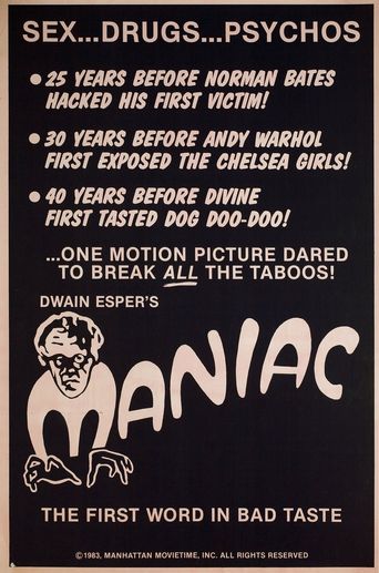  Maniac Poster