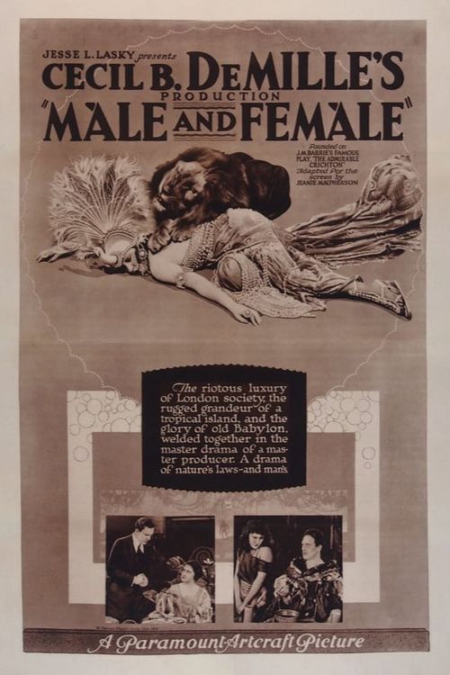 Male and Female Poster