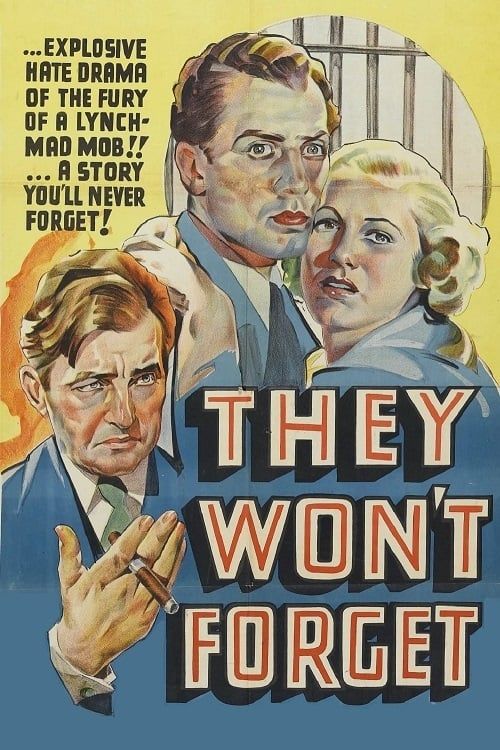 They Won't Forget Poster