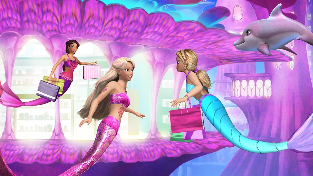 Barbie in a Mermaid Tale Backdrop