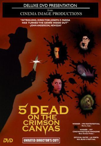  5 Dead on the Crimson Canvas Poster