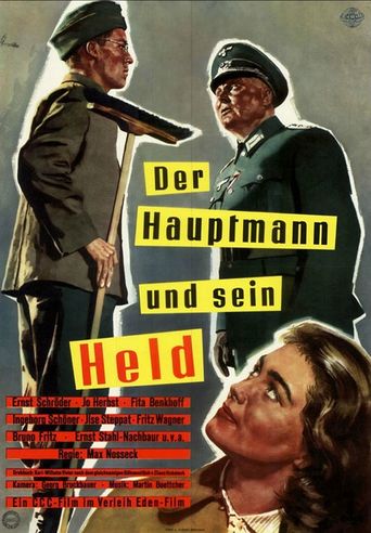 Der Hauptmann und sein Held Poster