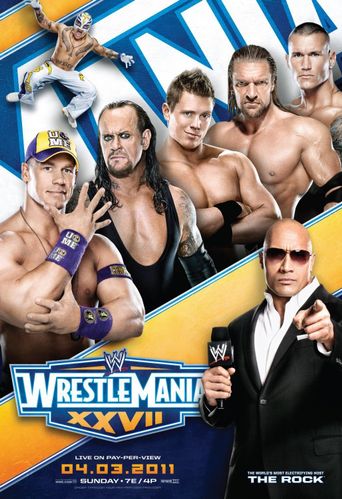  WWE WrestleMania XXVII Poster