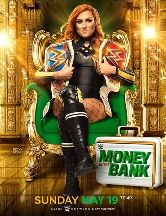  WWE Money in the Bank 2019 Poster