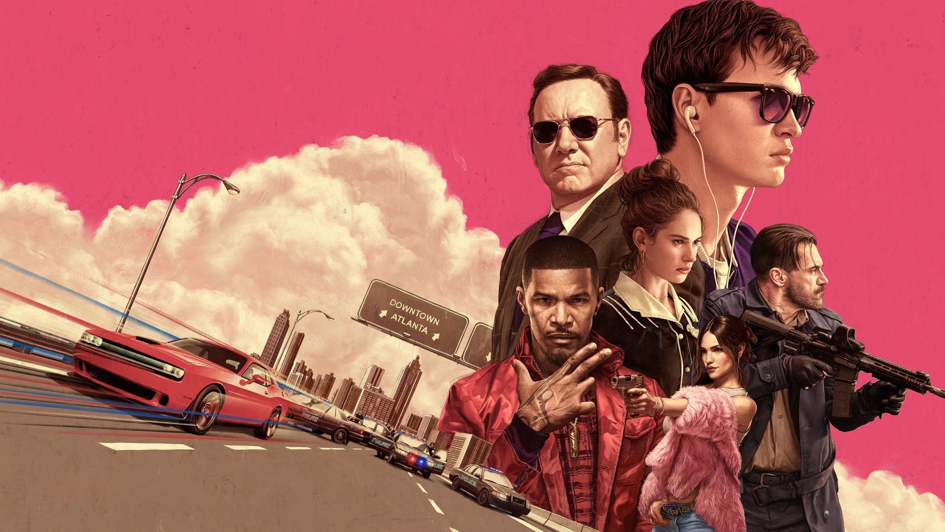 Baby Driver Backdrop