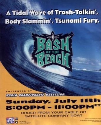  WCW Bash at the Beach 1999 Poster