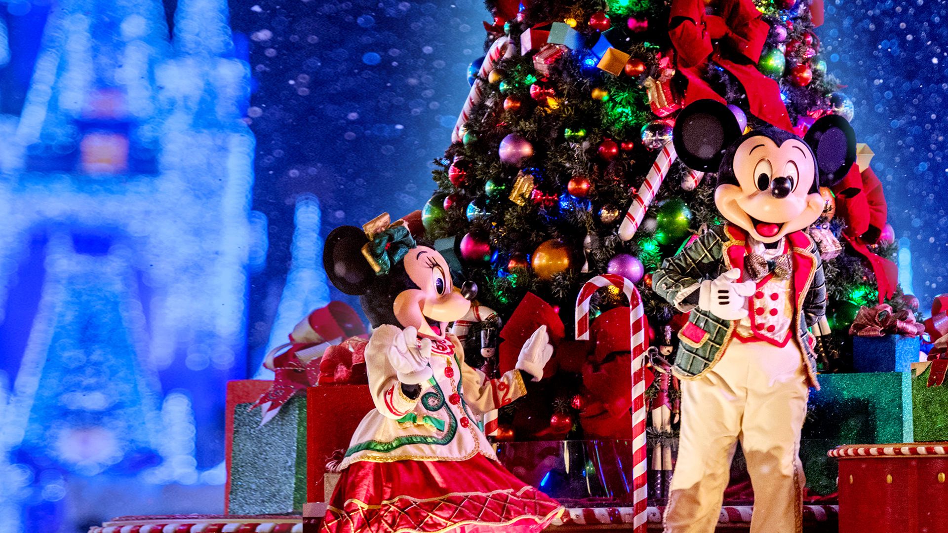Decorating Disney: Holiday Magic Backdrop