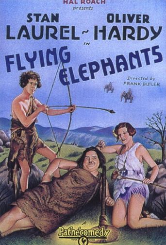  Flying Elephants Poster