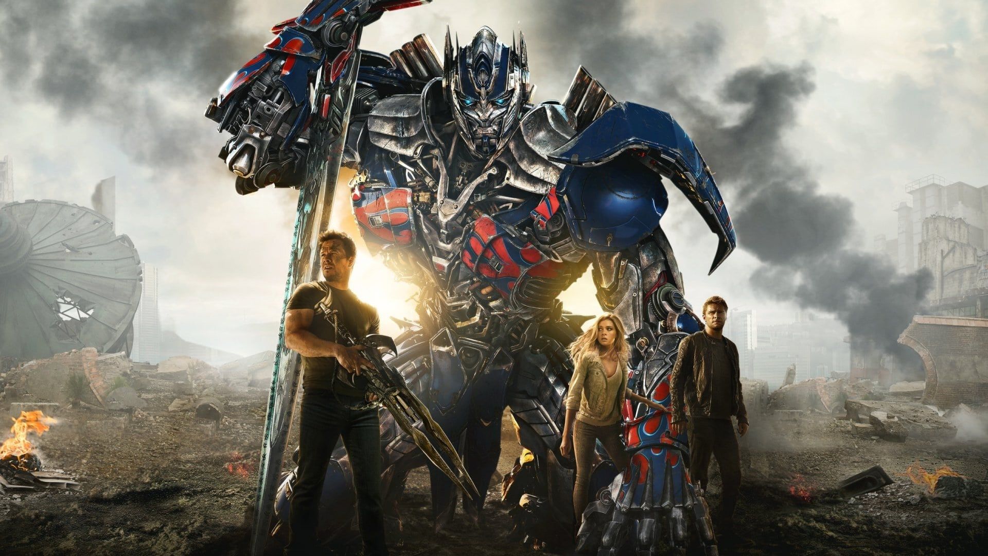 Transformers: Age of Extinction Backdrop