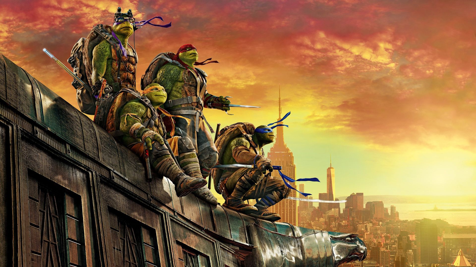 Teenage Mutant Ninja Turtles: Out of the Shadows Backdrop