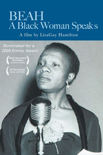  Beah: A Black Woman Speaks Poster