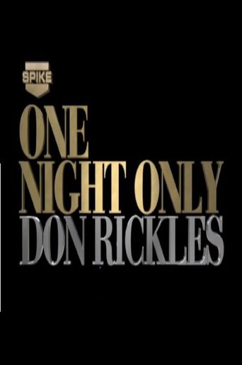  Don Rickles: One Night Only Poster