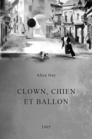 Clown, Dog and Balloon Poster