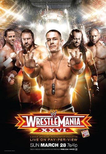  WWE Wrestlemania XXVI Poster