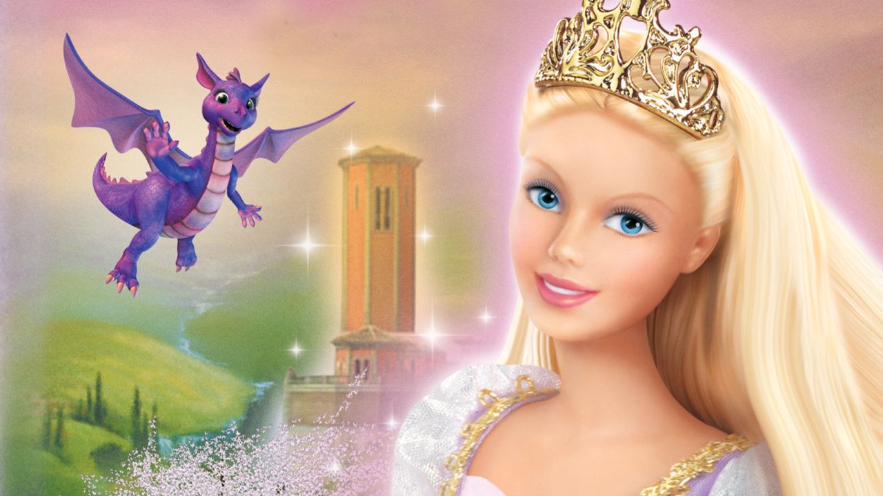 Barbie as Rapunzel Backdrop