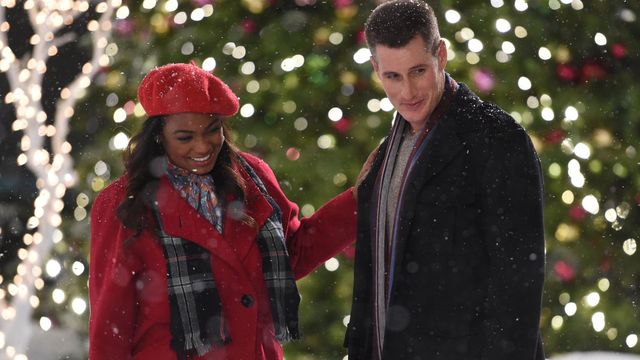 Wrapped Up in Christmas Backdrop