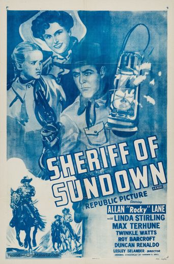  Sheriff of Sundown Poster