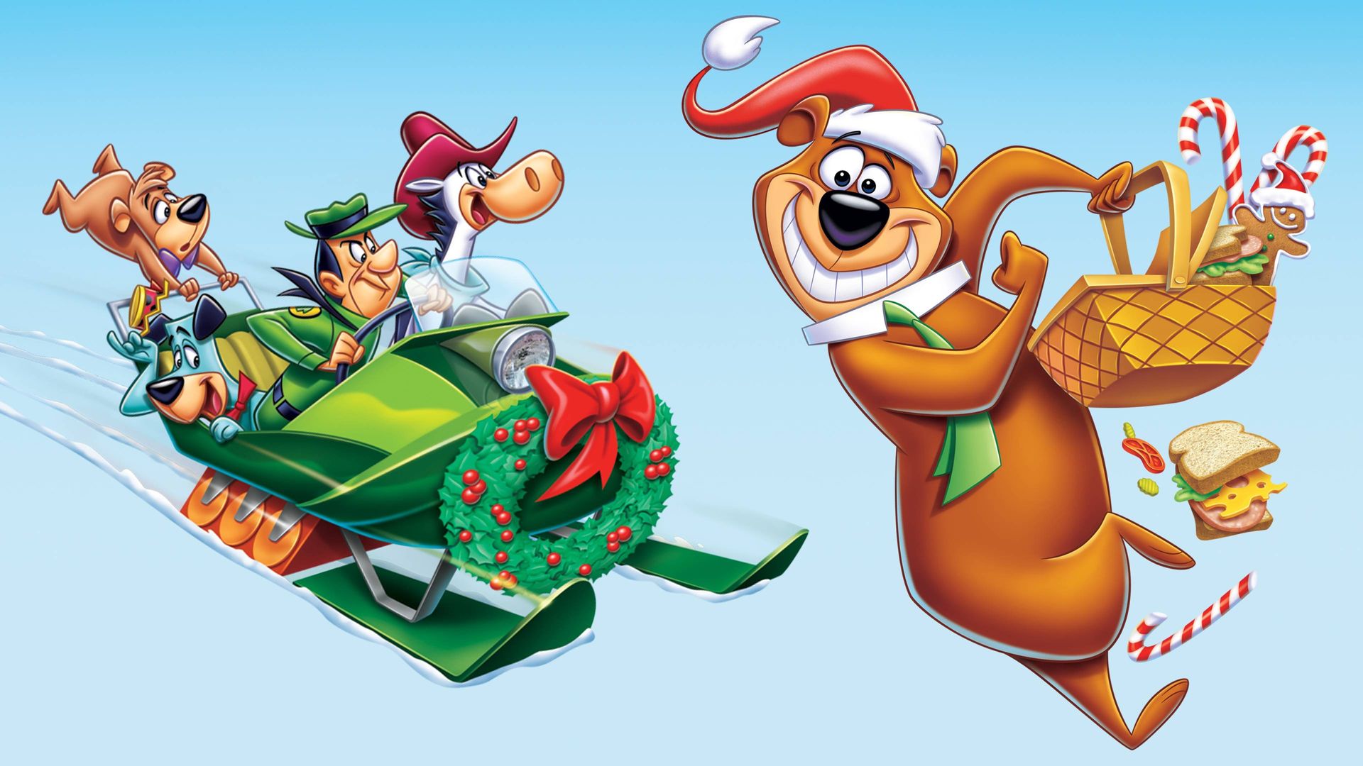 Yogi Bear's All-Star Comedy Christmas Caper Backdrop