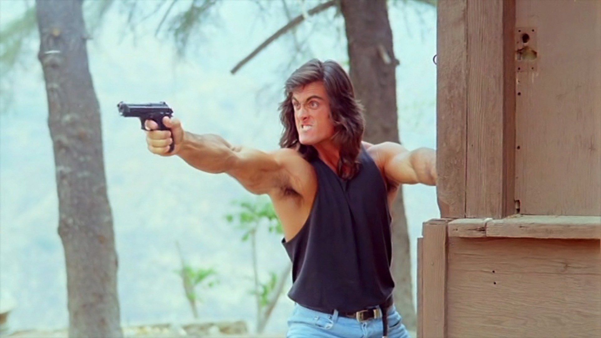 Samurai Cop Backdrop