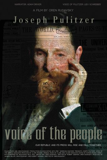  Joseph Pulitzer: Voice of the People Poster