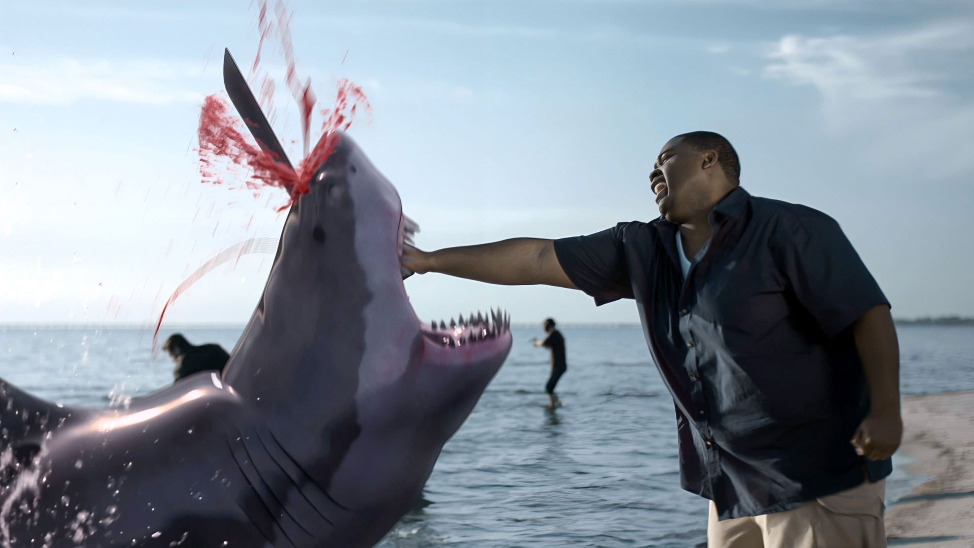 Zombie Shark Backdrop