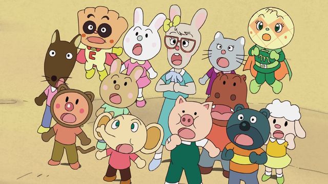 Anpanman: Purun, the Soap Bubble Backdrop