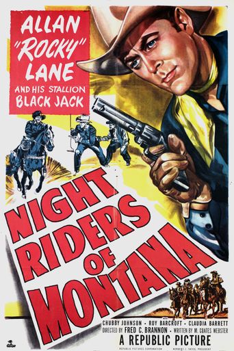  Night Riders of Montana Poster