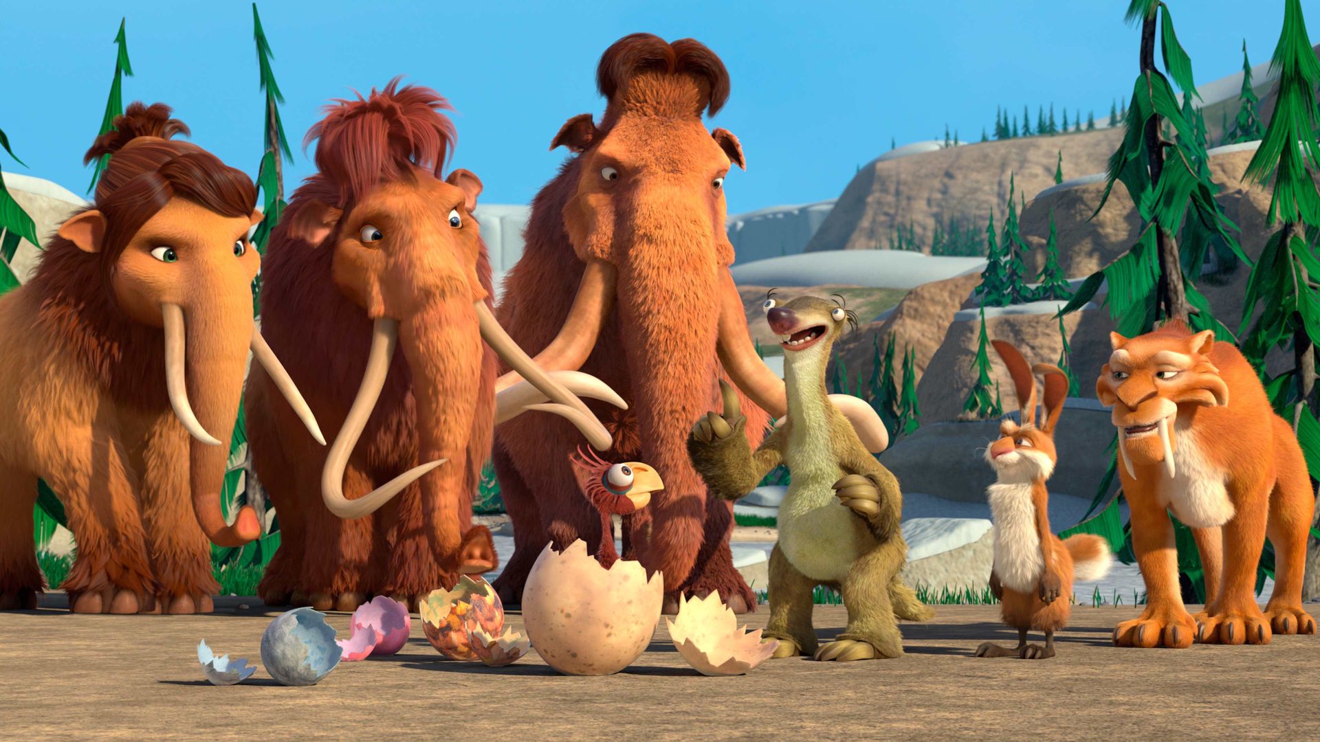 Ice Age: The Great Egg-Scapade Backdrop