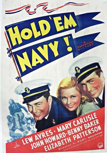  Hold 'Em Navy Poster