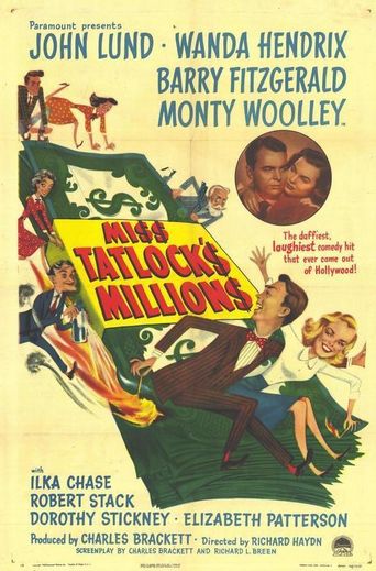 Miss Tatlock's Millions Poster