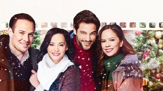 A Christmas Movie Christmas Backdrop
