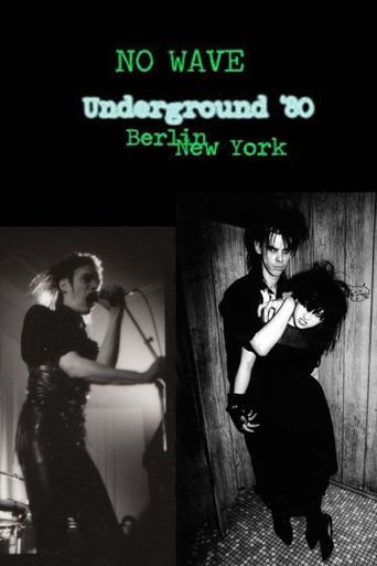  No Wave - Underground '80: Berlin - New York Poster