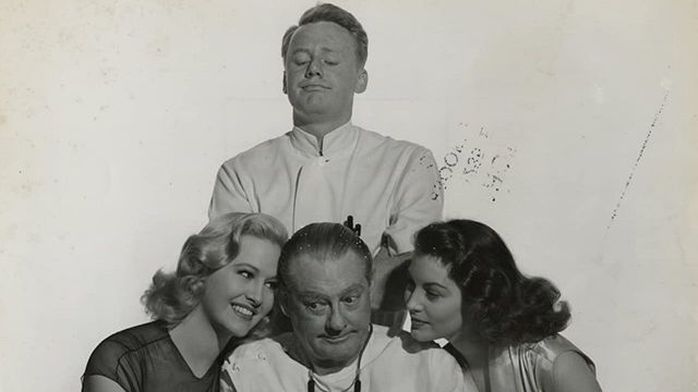 Three Men in White Backdrop