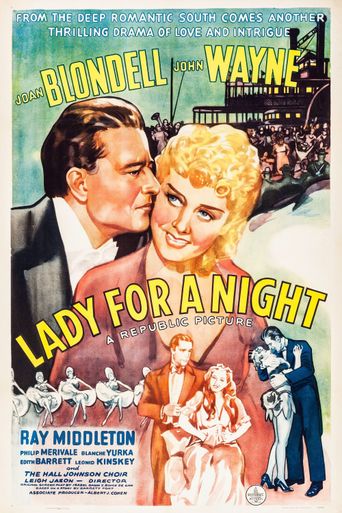  Lady for a Night Poster